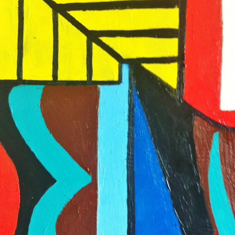 "Multi C Geom..." John Foppen - Olieverf op 3D Canvas - Unica- 2016. kopen? Bied vanaf 229!