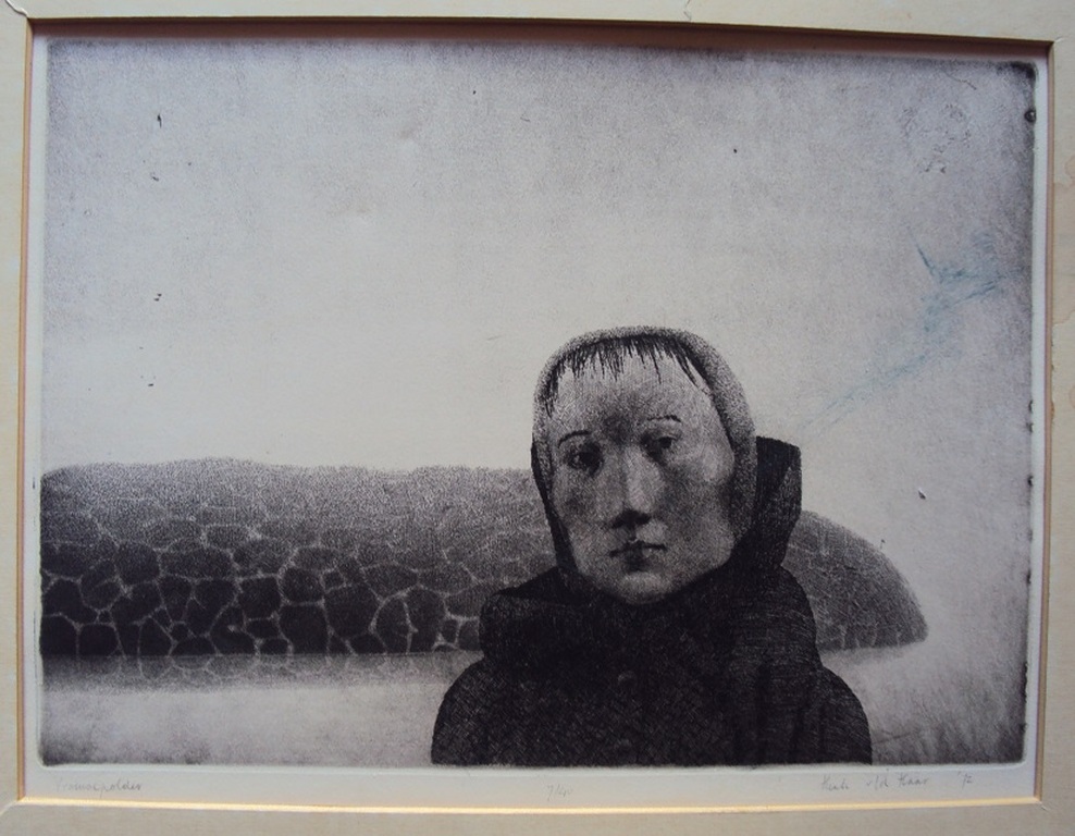 henk vd haar (1950 Langbroek), litho, vrouwenpolder kopen? Bied vanaf 15!