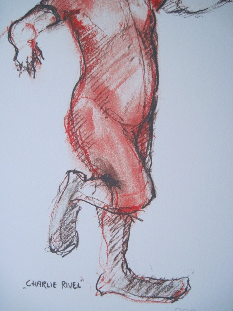 Charlie Rivel - handgesigneerde kleurenlitho -  oplage 350 exemplaren kopen? Bied vanaf 50!