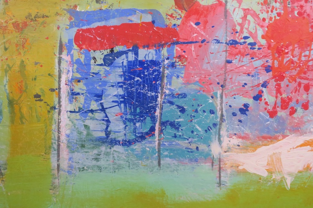 Arty Grimm: Olieverf op doek, Z.T. - Ingelijst (Zeer Groot!) kopen? Bied vanaf 1!