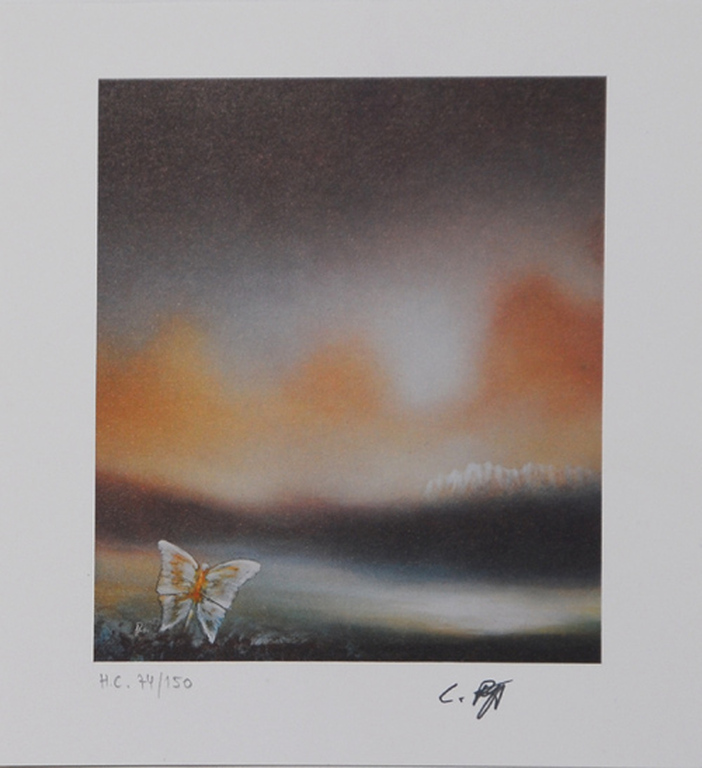 "Artists of the World", o.a. Kleinschmidt: Vier lithografien, divers kopen? Bied vanaf 19!
