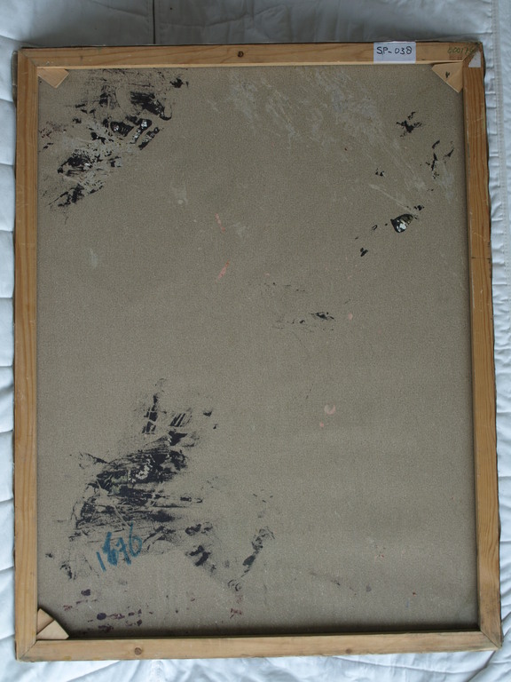 Onduidelijke signaturen : Acrylverf op doek , NAAKTE VROUW – 2000 kopen? Bied vanaf 50!