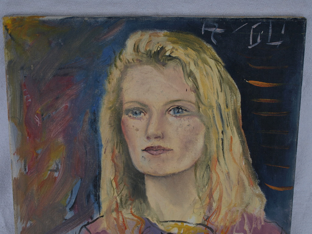 Peter Klashorst : Acrylverf op doek , Portret – Voor Carolien - 2000 kopen? Bied vanaf 50!
