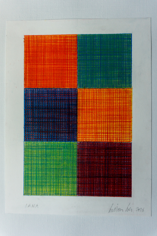 HIV Ontrafelen veiling: Willem Cole: Tekening: Je vous donne les couleurs verkocht voor € 900!