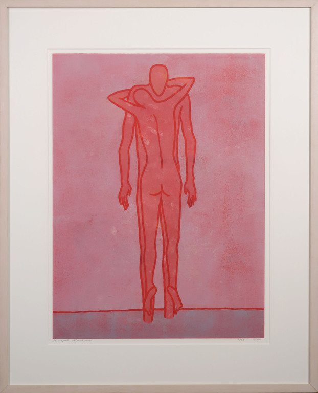 Raquel Maulwurf: Lino, De omhelzing - Ingelijst verkocht voor € 40!