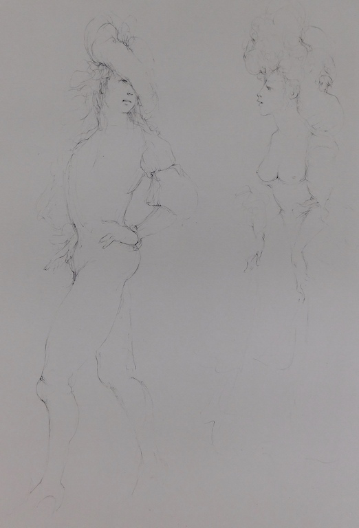 Leonor Fini - Ets - Croquis kopen? Bied vanaf 65!