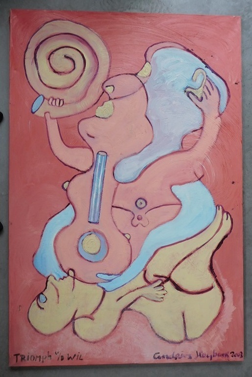 Andries Heyboer, Olieverf op doek, 150 x 100 cm,  kopen? Bied vanaf 100!