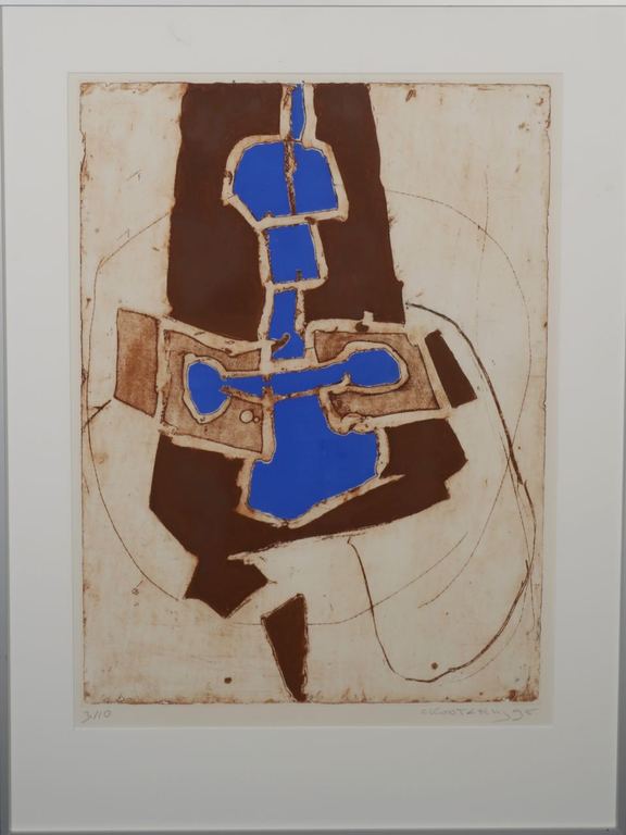 Cees Kortlang: Ets, Zonder titel IV - Ingelijst kopen? Bied vanaf 40!