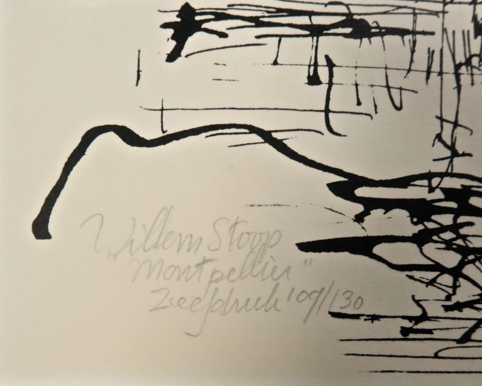 Willem Stoop: Zeefdruk, Montpellier kopen? Bied vanaf 1!