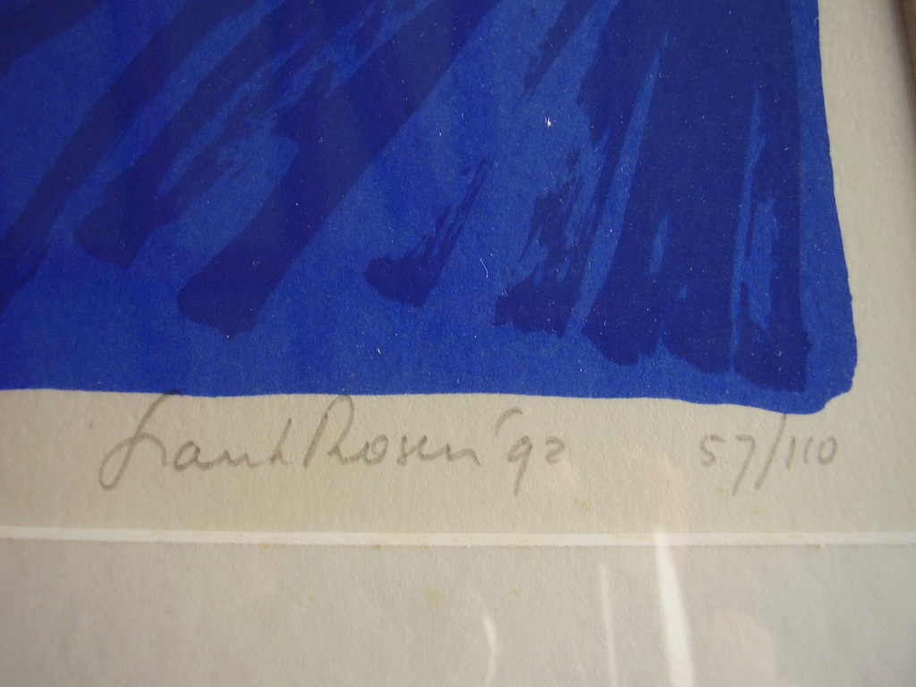 Frank Rosen: Zeefdruk, De rode ruiter, 1992 kopen? Bied vanaf 40!