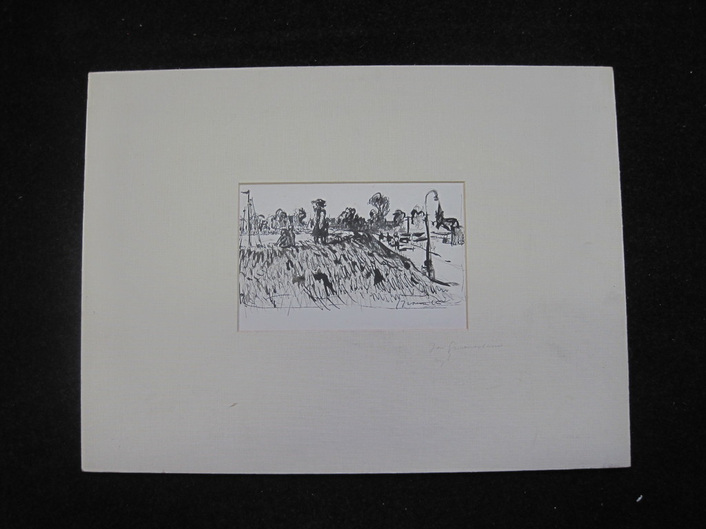 AcheterJan Groenestein * op de dijk bij Sloterdijk * oostind.inkt tekening omstreeks 19? Enchérissez de 1!