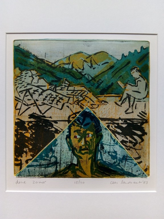 Cees Landsaat - zelfportret uit 1983 (ets uit oplage van 20) kopen? Bied vanaf 35!