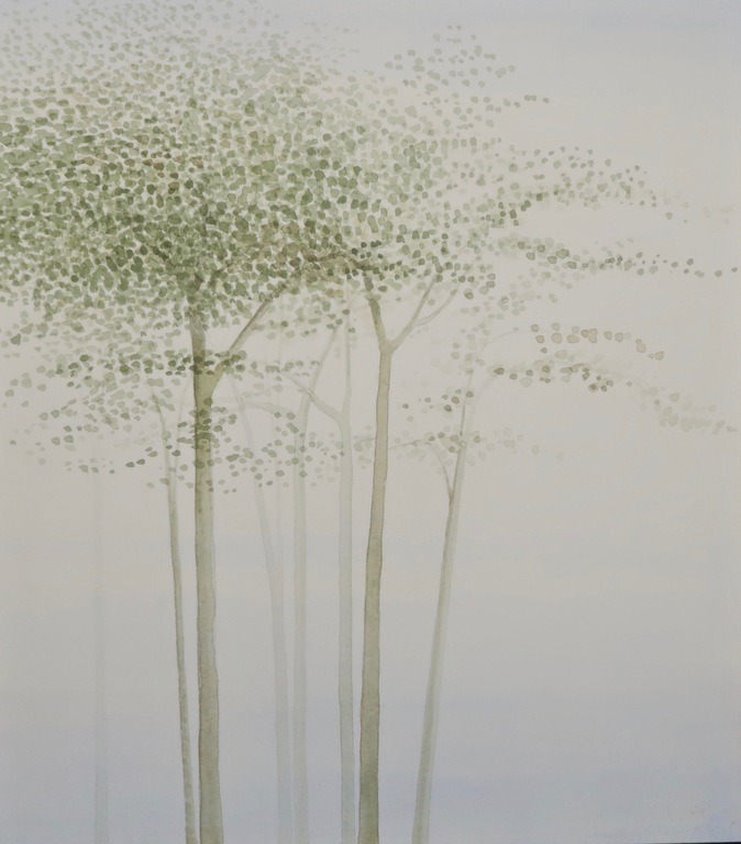 Bram Patijn: Aquarel, Bomen kopen? Bied vanaf 20!