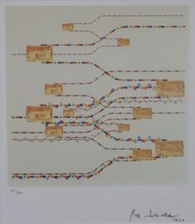 Schitterende zeefdruk van Rob Scholte kopen? Bied vanaf 10!