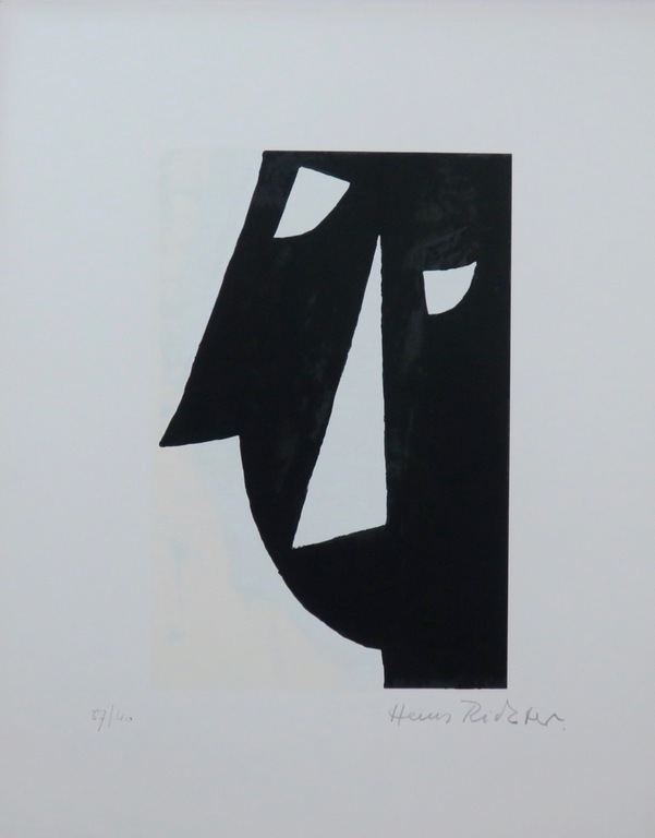 Hans Richter: Zeefdruk, Ritratto di Hans Arp - Ingelijst kopen? Bied vanaf 250!