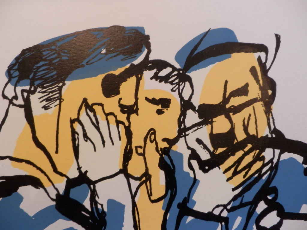 HERMAN BROOD HANDGESIGNEERDE En Gelimiteerde ZEEFDRUK OF JE BIJ GOD WAS kopen? Bied vanaf 135!