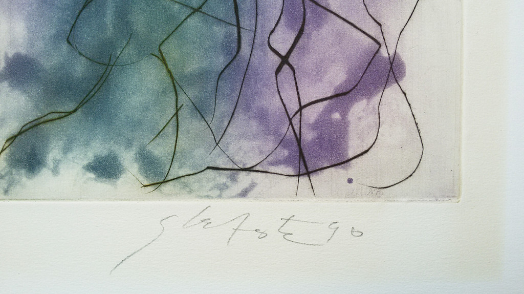 Special Stunt: Ger Lataster - Abstracte compositie, aquatint ets (groot) kopen? Bied vanaf 1!