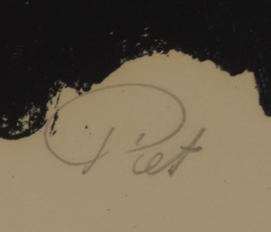 Piet van Stuivenberg: Litho, Zonder titel - Ingelijst kopen? Bied vanaf 20!