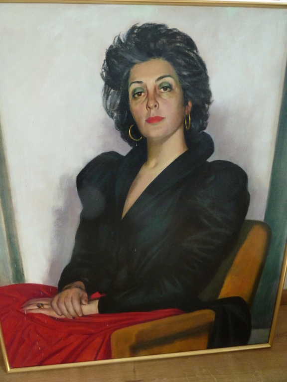 Damesportret, doek kopen? Bied vanaf 145!