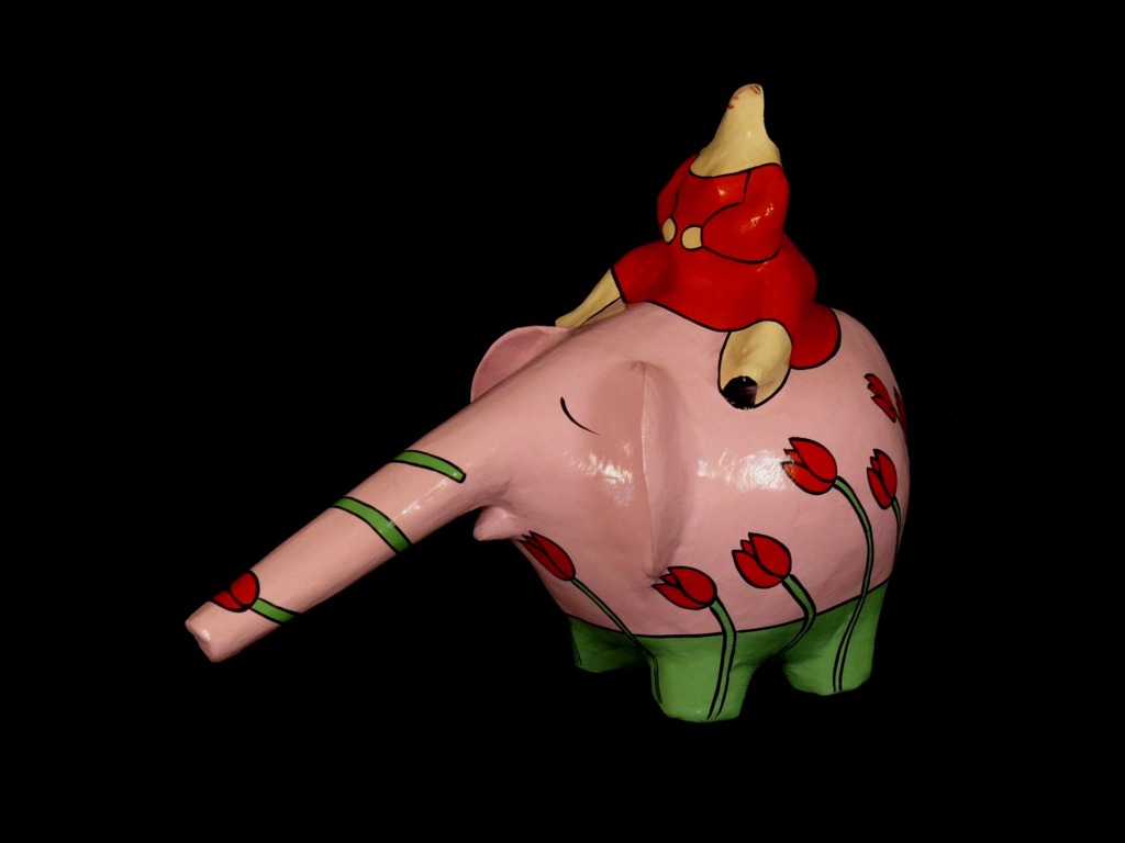 Ada Breedveld: Pink Elephant (Large) verkocht voor € 89!