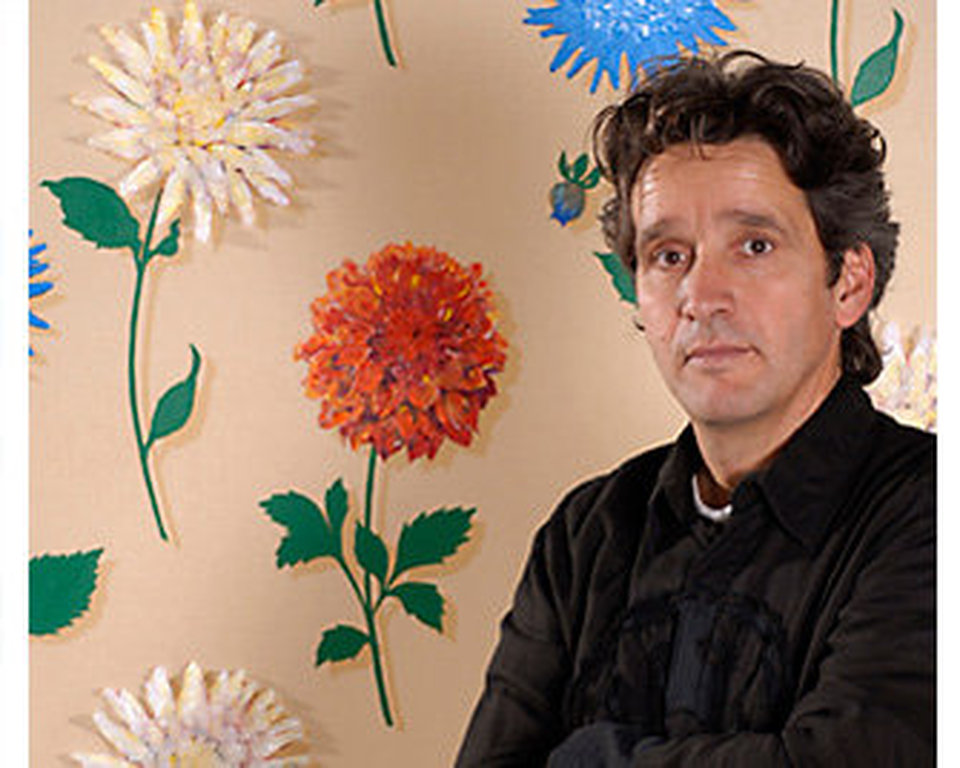 Arjan van Arendonk - Zeefdruk: Floating Flowers Three - 2003 kopen? Bied vanaf 75!