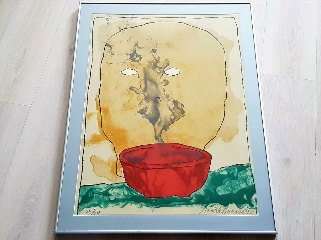 Mark Brusse - Litho - Gesigneerd & Ingelijst kopen? Bied vanaf 35!