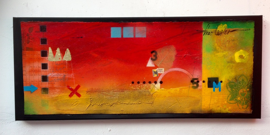 Theo koster, gemengde techniek, dreamland verkocht voor € 390!