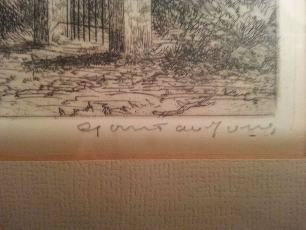 Germ de Jong - Bergense School - 2 x Ets - De Heuvel en het Park  kopen? Bied vanaf 70!