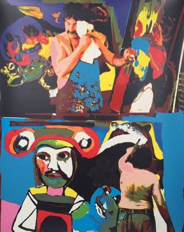 Karel Appel , gesigneerde grote zeefdruk - oplage 100 ex. - 1977 kopen? Bied vanaf 350!