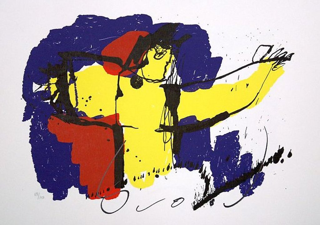 Herman Brood, zeefdruk BRASIL GOD verkocht voor € 45!