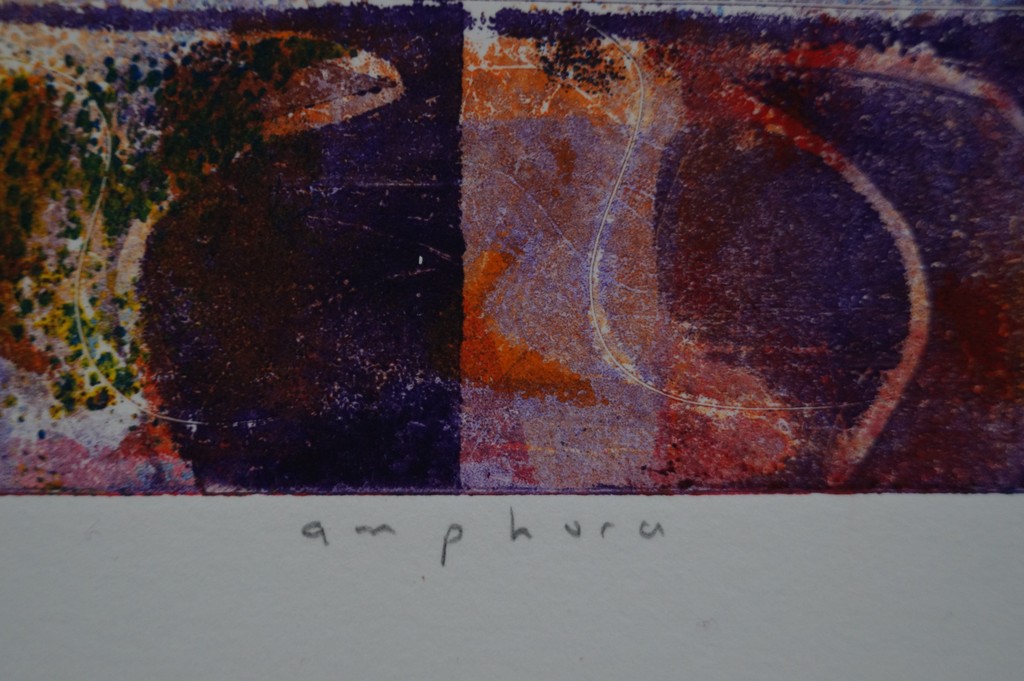 Lia van Leeuwen - gesigneerde ets - amphora kopen? Bied vanaf 15!