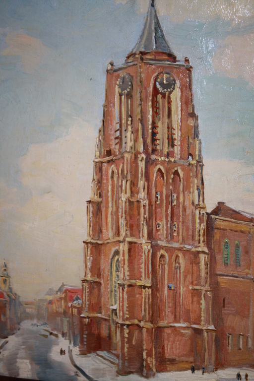 WAALCO DINGEMANS SR - STADSGEZICHT IN DE WINTER kopen? Bied vanaf 175!