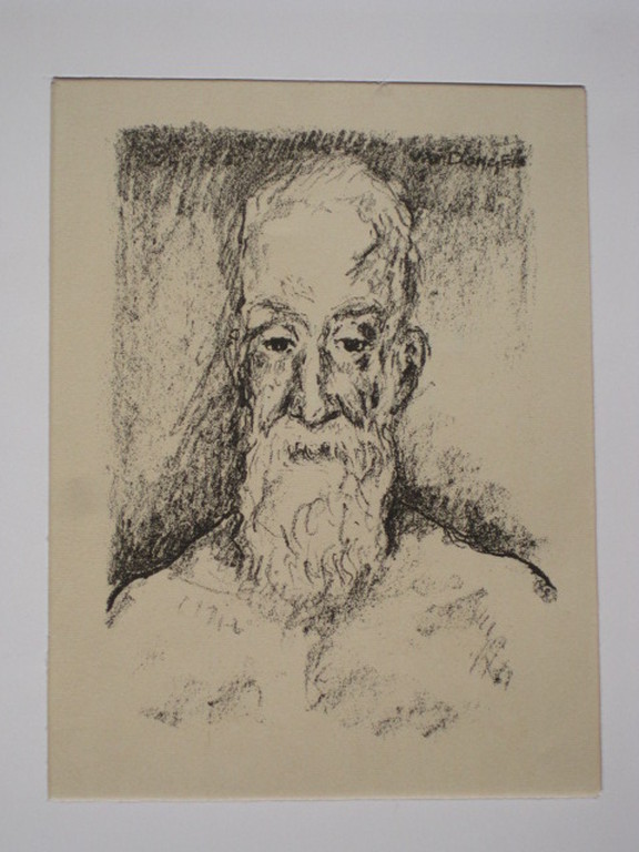 originele lithografie van Kees van Dongen 1877-1968 "zelfportret" gesigneerd verkocht voor € 136!