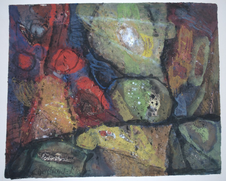 Christiaan de Moor---aquarel uit ca. 1950 kopen? Bied vanaf 90!