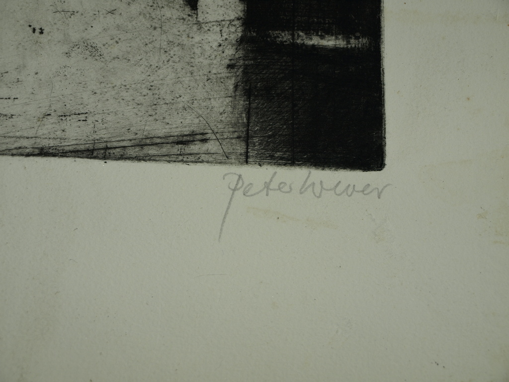 Peter Wever (1950) : Ets – zonder titel – Gesigneerd  kopen? Bied vanaf 1!