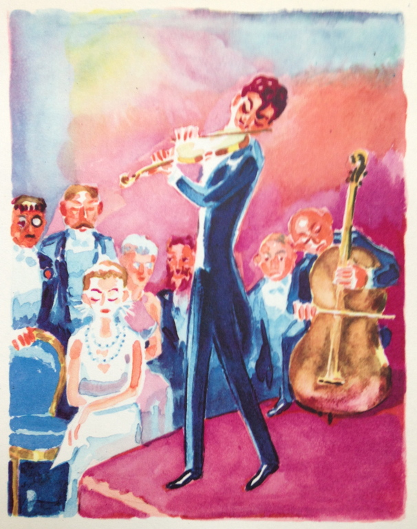 Kees van Dongen, Grafisch werk uit 1947 Incl. certificaat, Le septuor de Vinteui kopen? Bied vanaf 1!