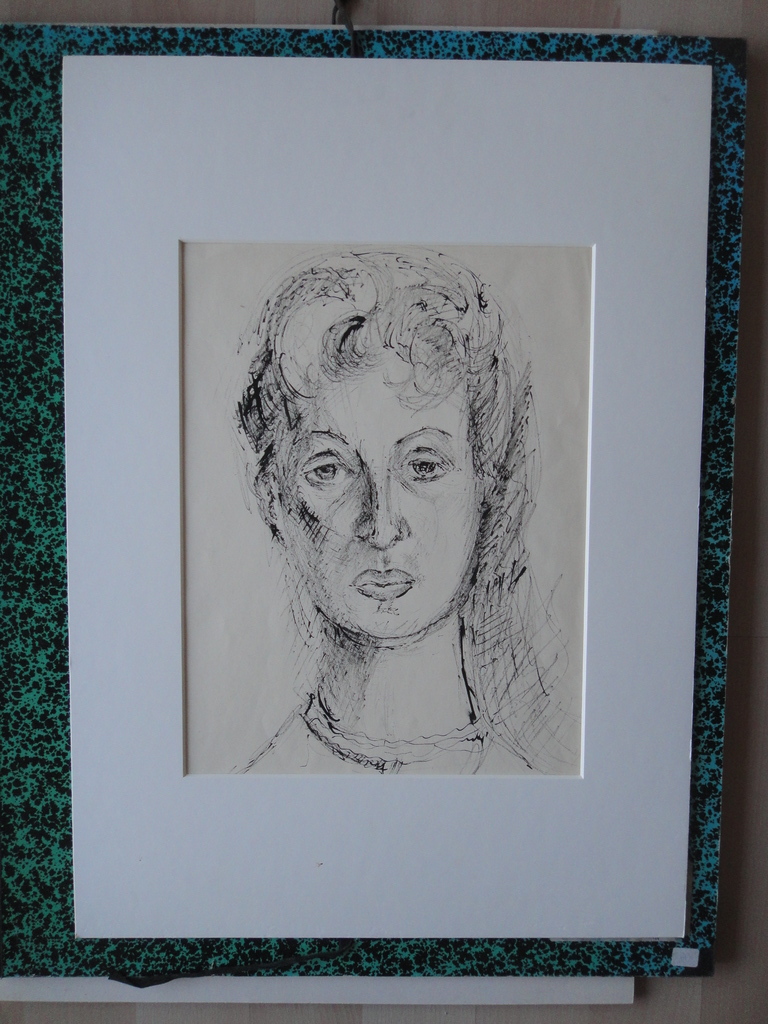 Gerard Schäperkötter , tekening, portret van vrouw kopen? Bied vanaf 1!