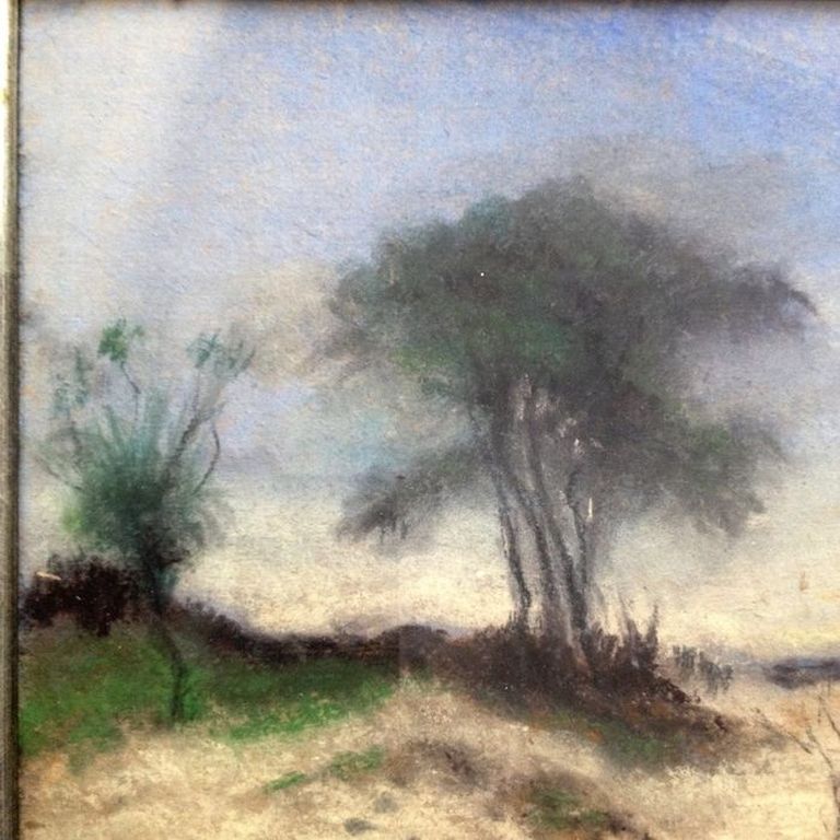 Onbekende Kunstenaar - pastel - landschap zonder titel kopen? Bied vanaf 1!