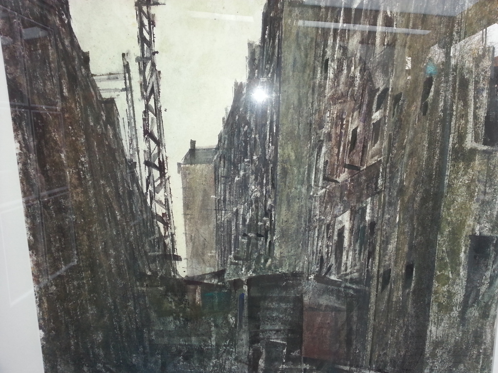 Frederik Beerbaum (1942) - Spoorbaan, gouache gesigneerd kopen? Bied vanaf 65!