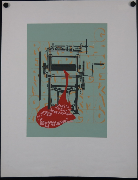 Grafisch centrum Groningen: Zeefdruk, Affiche voor Koppermaandag kopen? Bied vanaf 1!