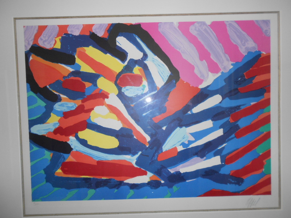 Karel Appel litho ZEER LUXE lijst ! kopen? Bied vanaf 595!