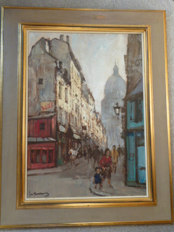 Jan Korthals - olieverf - Stadsgezicht Parijs kopen? Bied vanaf 995!