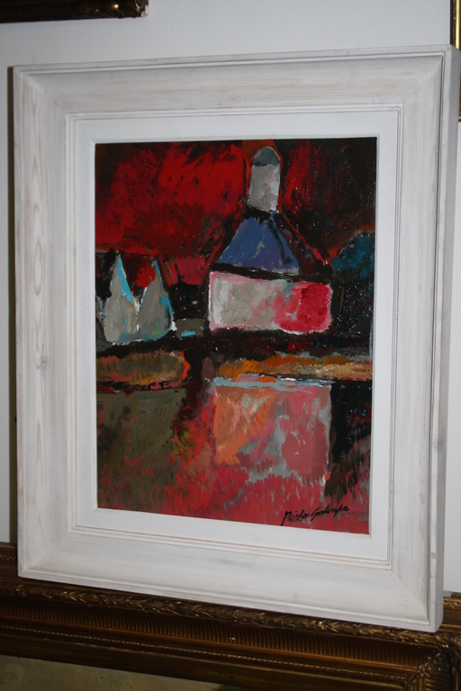 MODERN ABSTRACT STADSGEZICHT door PIETER SCHOUTEN kopen? Bied vanaf 175!