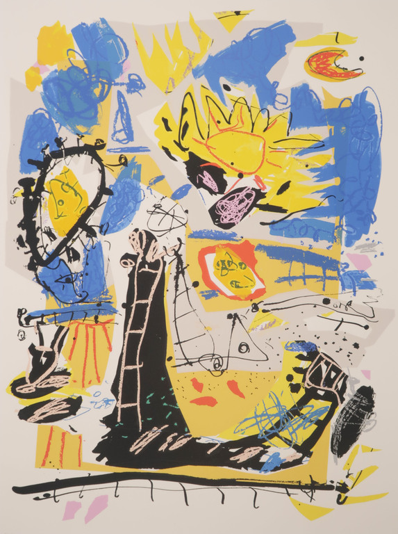 Kees Salentijn: Zeefdruk, Hommage a Van Gogh II kopen? Bied vanaf 35!