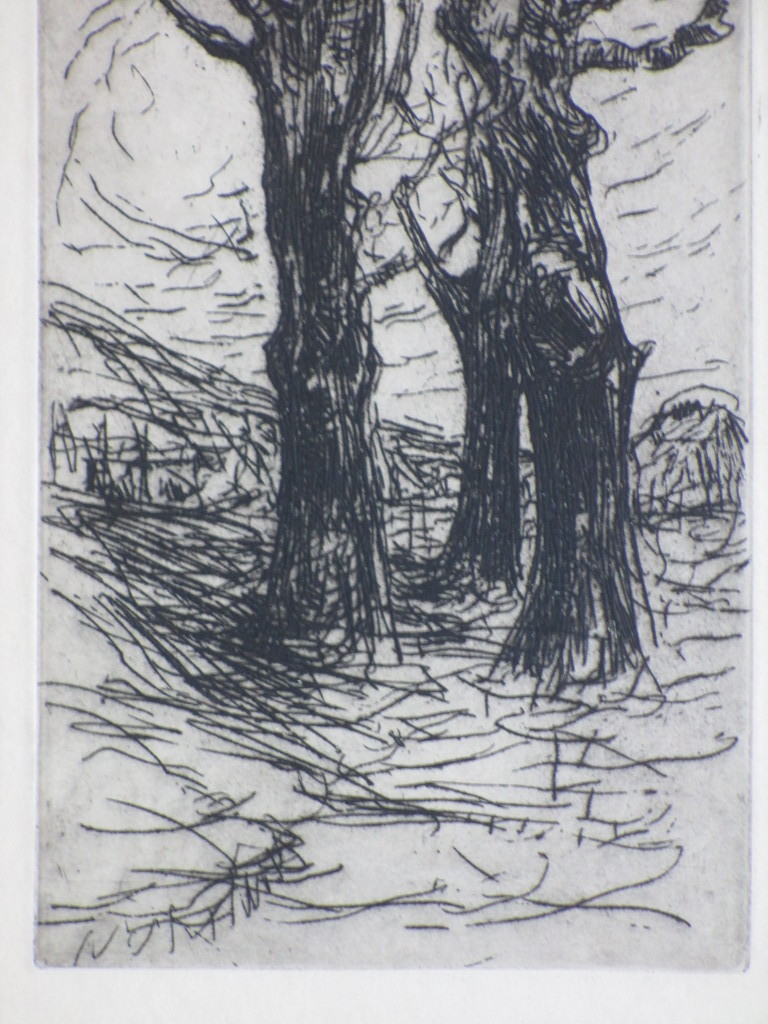 Floris Verster, Kale kastanjebomen, Ets kopen? Bied vanaf 75!