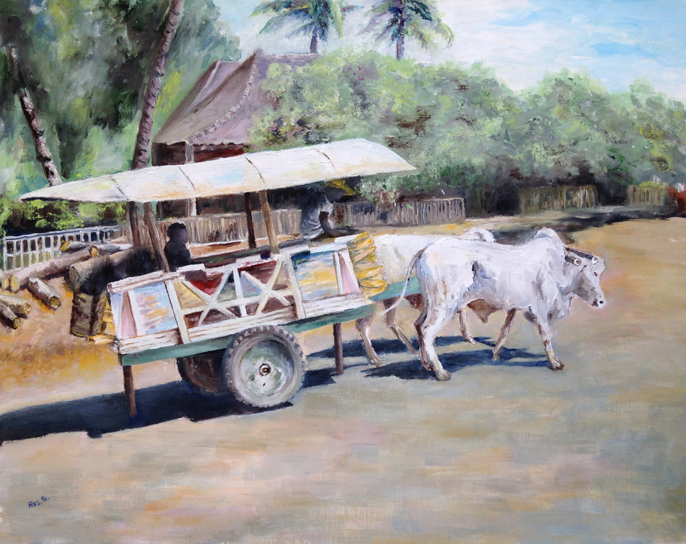 Ans Sluyter - Gouache - Gesigneerd kopen? Bied vanaf 25!