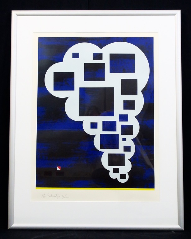 Han Schuil: Zeefdruk, Z.T. - Ingelijst kopen? Bied vanaf 35!