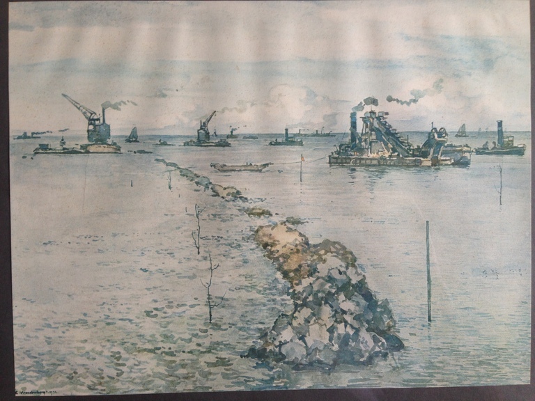 C. Vreedenburgh -1934 - Koperdiepdruk naar Aquarel - achter glas kopen? Bied vanaf 10!