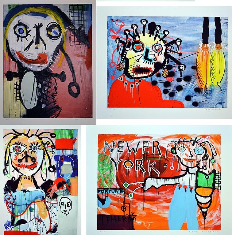 Paul Kostabi - Collectie van 10 gesigneerde giclee's kopen? Bied vanaf 495!