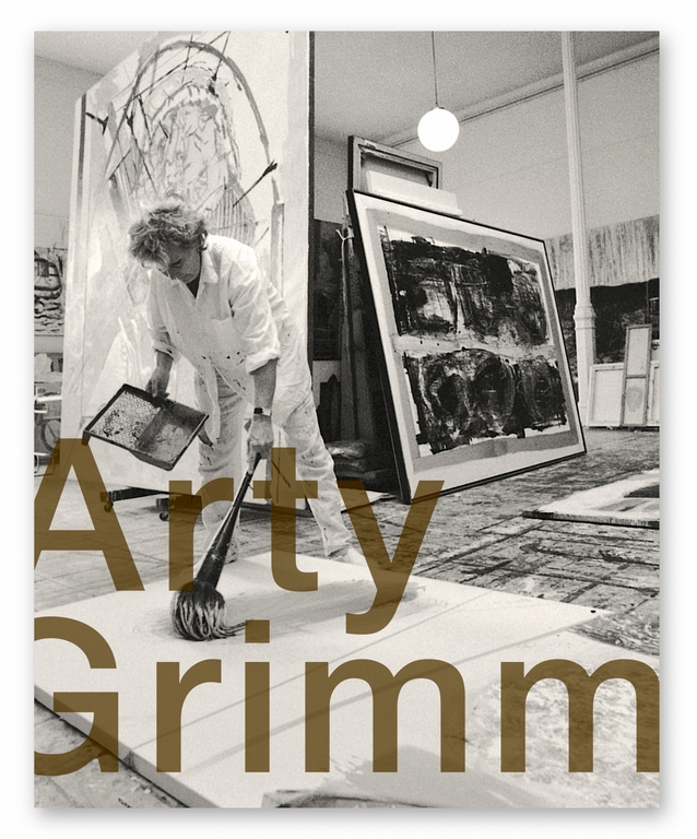 Arty Grimm  -  Grote abstracte zeefdruk (1992)   kopen? Bied vanaf 45!